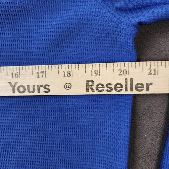 Under Armour Whistling Straits Golf 1/4 Zip Pullover Men Medium Blue Long Sleeve - Picture 9 of 11